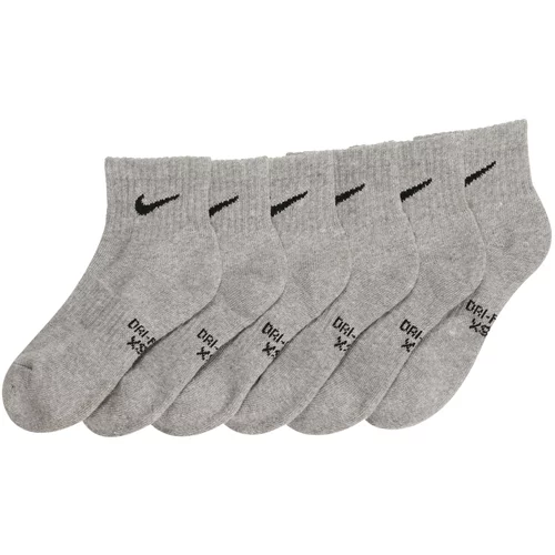 Nike Sportswear Sportske čarape siva melange / crna
