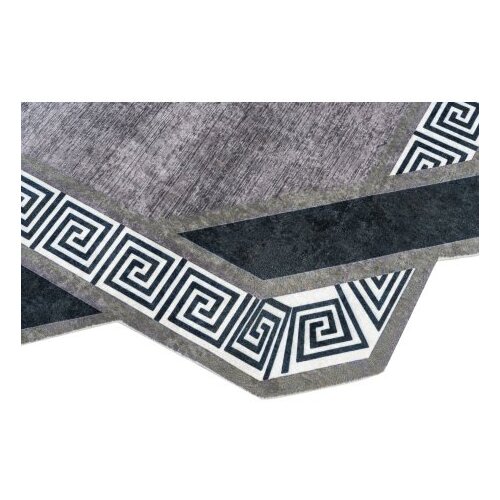 Conceptum Hypnose Tepih Hmnt955, &amp;Scaron;esterokutni, 80 x 120 cm, Crno-sivi Slike
