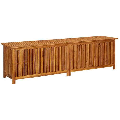 VidaXL Vrtna kutija za pohranu 200 x 50 x 58 cm masivno bagremovo drvo Slike