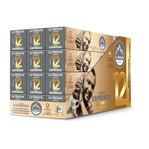 La_Natura_Lifestyle Kapsule za kafu Espresso, Nespresso kompatibilne, 120 kapsula Slike