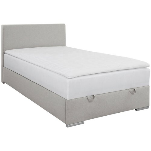 CARRYHOME POSTELJA Z VZMETNICO 120 cm x 200 cm , tekstil ekru Slike