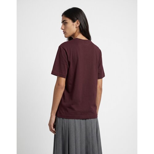 Lacoste T-shirt en coton doux relaxed fit Bordo Slike