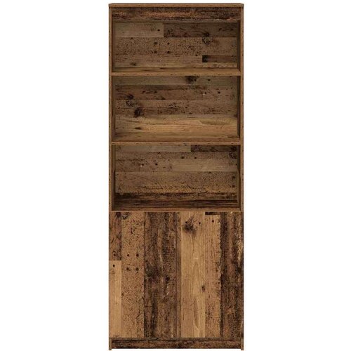 VidaXL Visoka komoda staro drvo 70x35x180 cm od konstruiranog drva Slike