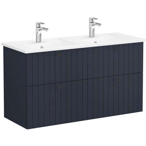 Vitra ROOTG120BINTS Root Groove 120 x 47 cm dvojni umivalnik z omarico Slike
