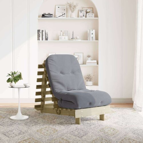  Futon na razvlačenje s madracem 60 x 206 x 11 cm od borovine Cijene