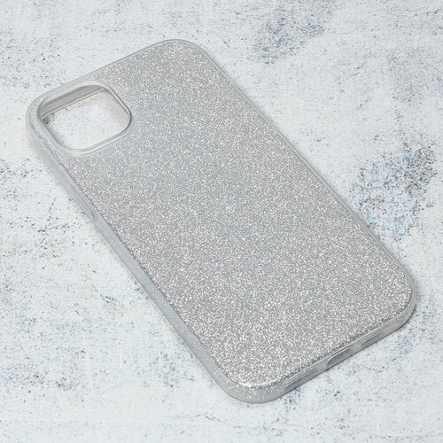 Telempire Torbica Crystal Dust za iPhone 14 6.7 Plus srebrna Slike
