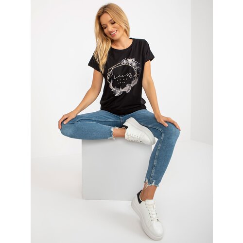 RUE PARIS Blouse-RV-BZ-8918.68-black Cene