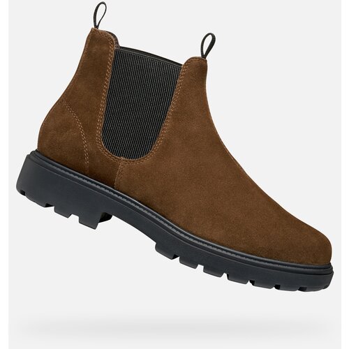Geox Brown men&amp;#039;s ankle boots Spherica EC7 - Men&amp;#039;s Slike