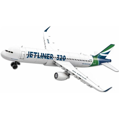  Konstrukcijski blokovi Jetliner 320 putnički model aviona 133 dijela ZA5678 Slike