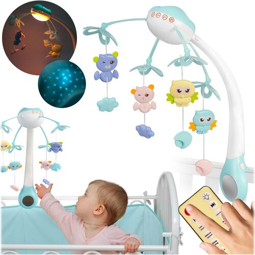 Janshop COT vrtiljak z modrim projektorjem RK-813, (21389257) Cene