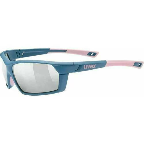 Uvex Sportstyle 225 Blue Mat Rose/Mirror Silver