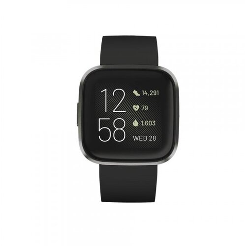 Fitbit Versa 2 (NFC) - Black/Carbon pametna ura, (637280) Cene