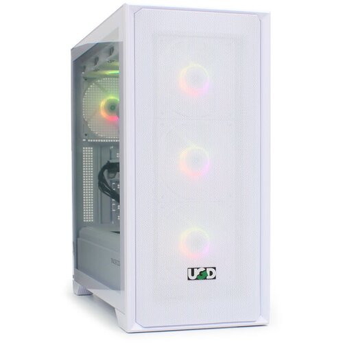 UGD Crate Tracer 2234 Kući&scaron;te za desktop računar Mid Tower 4xRGB kulera, Belo Cene