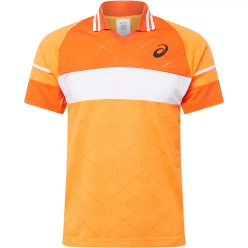 Asics Tehnička sportska majica 'MATCH' narančasta / tamno narančasta / crna / bijela