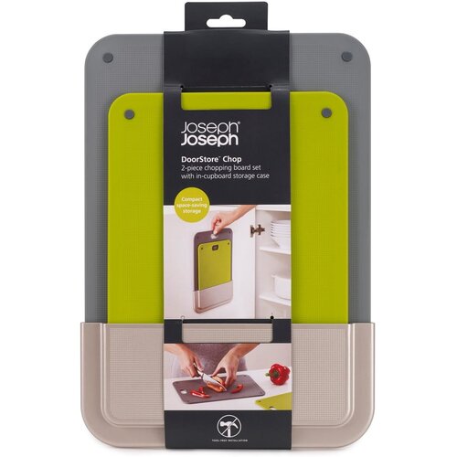 Joseph Joseph set od 2 plastične daske za rezanje u samoljepljivom visećem stalku DoorStore Slike