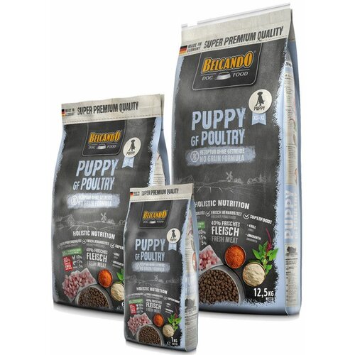 Belcando Grain Free Puppy Živina, hrana za štence 12.5 kg Slike