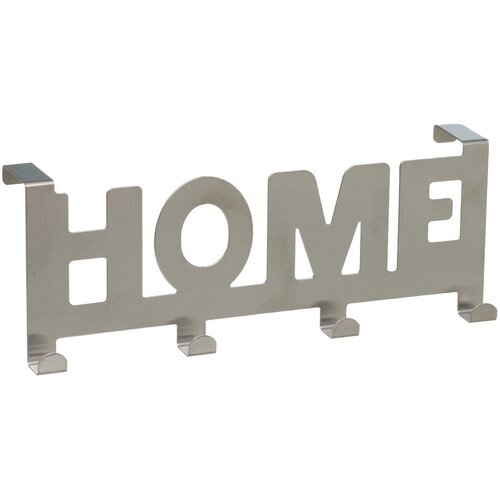 Casa Selección Kovinski obešalnik za vrata v mat srebrni barvi 32 cm Home – Cene