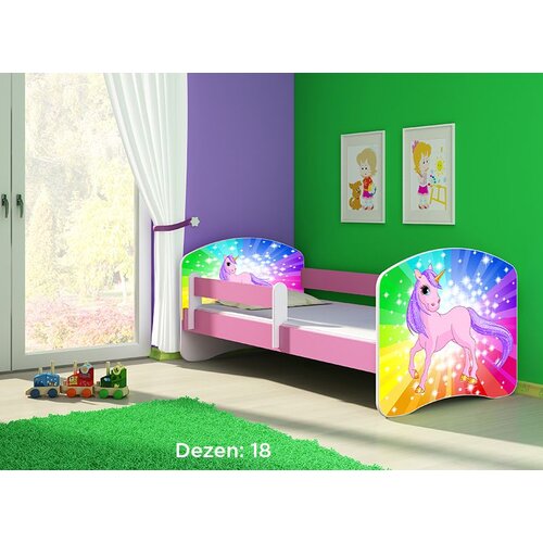 ACMA dečiji krevet II 140x70 + dušek 6 cm PINK18 Cene