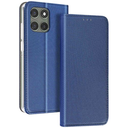 AVIZAR Etui za Motorola Edge 60 Pro, teksturiran, črtast z držalom za kartice, Modra, (5000189962) Cene
