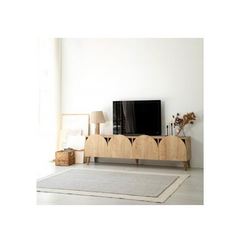 Hanah home tv polica mesta oak v2 Slike