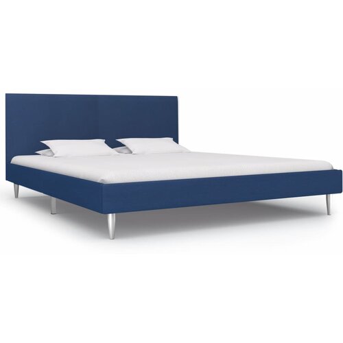  Posteljni okvir modro blago 180x200 cm Slike