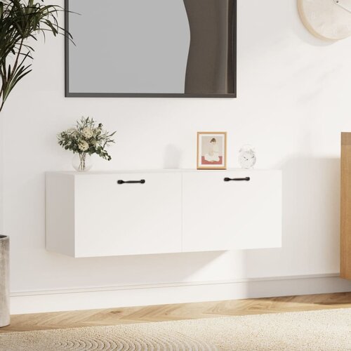 VidaXL Zidni ormarić bijeli 100 x 36,5 x 35 cm konstruirano drvo Slike