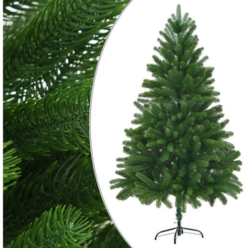vidaXL Umetna novoletna jekla z realističnimi iglicami 210 cm zelena Cene