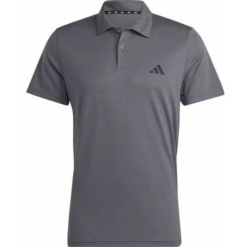 Adidas TR-ES BASE POLO Muška kratka majica za treniranje, tamno siva, veličina