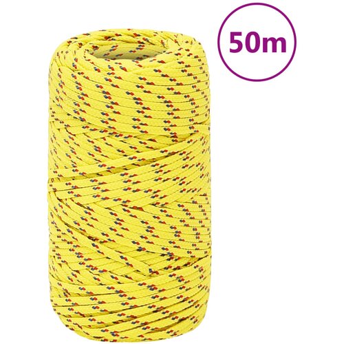 vidaXL Vrv za čoln rumena 2 mm 50 m polipropilen Cene
