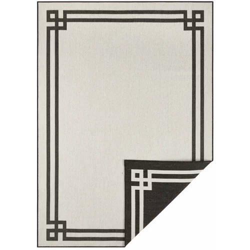 NORTHRUGS crno-krem vanjski tepih Manito, 160 x 230 cm