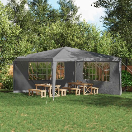  Zid &scaron;atora za zabavu 2 pcs 400 x 195 cm Svjetlosiva PE i čelik Cijene