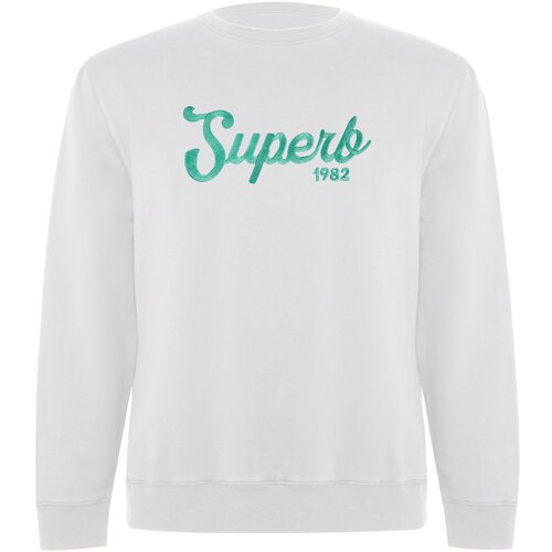 Superb 1982 Puloverji SPRBSU-001-WHITE Bela Slike