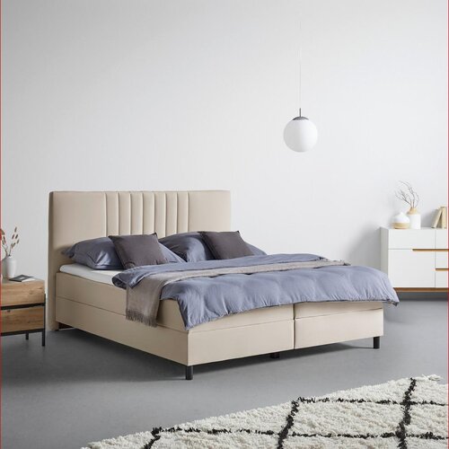 Modern Living Postelja Boxspring Roma, Bež, 180x200 Cene