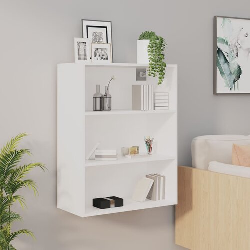 Viseći zidni ormarić bijeli 69,5 x 32,5 x 90 cm Cijene