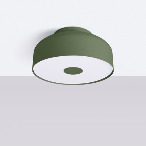 Sollux SL.1680 - stropna lampa omiq 4xE27/15W/230V, prečnik 30 cm, zelena Slike