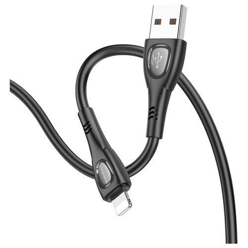 Borofone USB kabal 1m BX98 iPhone/lightning Superior charging data black Slike