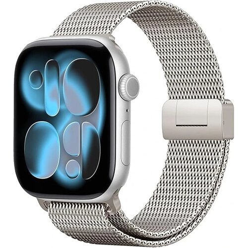 SONGSIER titanov milanski pa&amp;scaron;ček za Apple Watch Slike