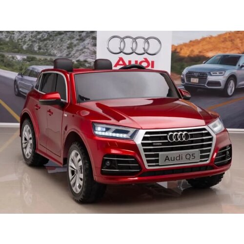 Audi Q5 veliki Licencirani Dvosed za decu 4x4 - meke gume i meko sedi&scaron;te BJQ5D - crveni Cene
