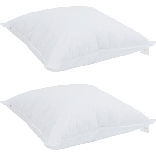vidaXL Vzglavniki 2 pcs Bela 40 x 40 cm 130gsm 100% bombaž Cene