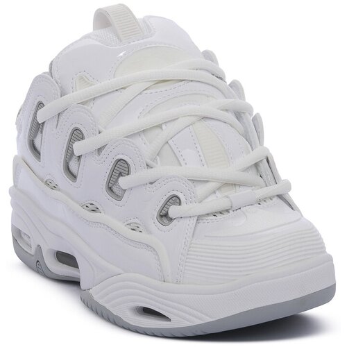Osiris Nizke superge D3 WHITE GREY WHITE Bela Cene