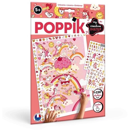 Poppik Kreativni posteri Jednorogi 5+ Slike