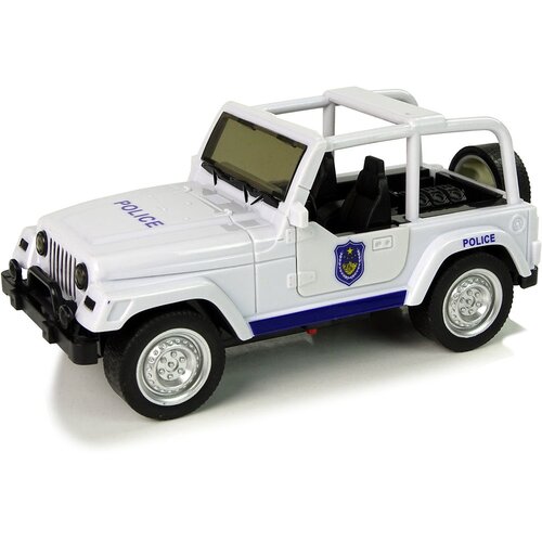  Terenski policijski auto za igru 17 cm - bijeli Cene