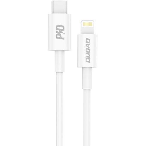  Kabel za polnjenje Dudao L6X USB - C / Lightning PD 20W 1m - Bela KP41383 Cene