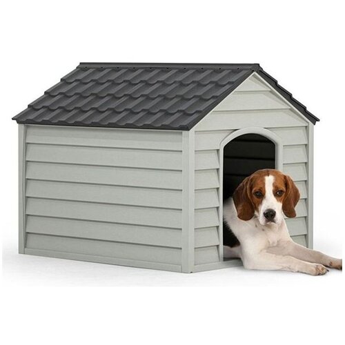 Paws &amp;amp; Whiskers Kućica za pse 5100-1, 76x64x62 cm, antracit-siva Slike
