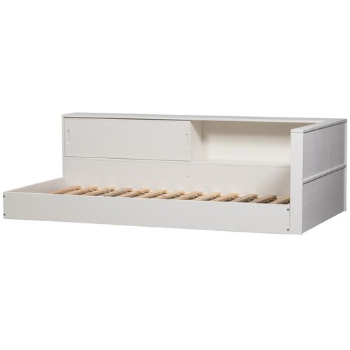 WOOOD Bela postelja iz masivnega bora brez letvenega dna 90x200 cm Carter &amp;ndash; Slike