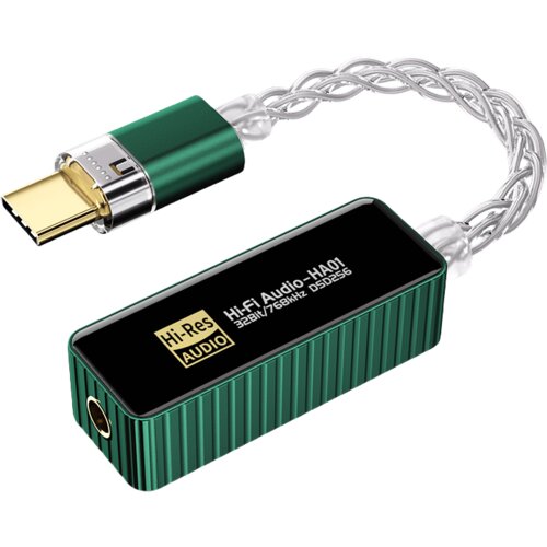 INF BJ06(HA01) Adapter za slu&scaron;alke tipa C na 3,5 mm Green, (21838504) Cene