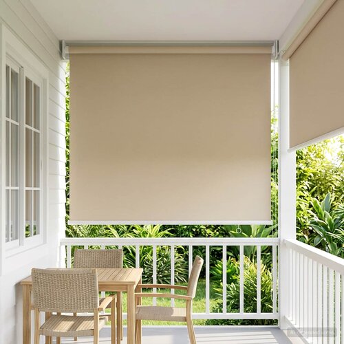 Rolo zavjesa za vanjsku uporabu s UV za&scaron;titom Bež 60 x 230 cm Cene