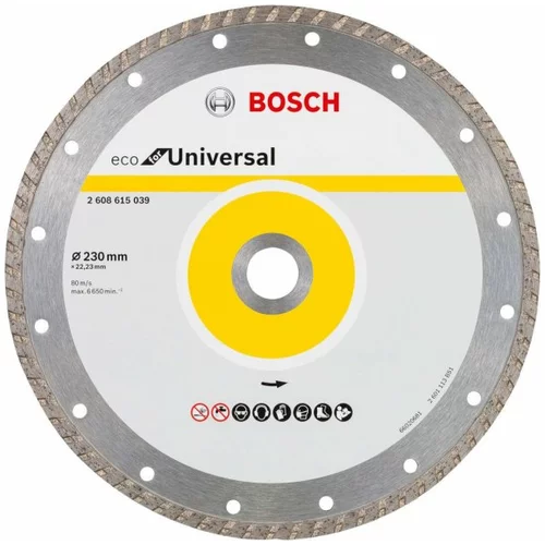 Bosch PROFESSIONAL diamantna rezalna plošča ECO For Universal 2608615048, 230 mm