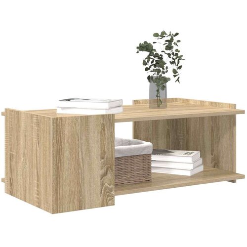  Stolić za kavu Hrast sonoma 90 x 50 x 33 cm Konstruirano drvo - Hrast sonoma 90 x 50 x 33 cm Slike