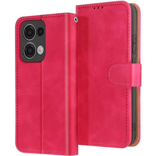 AVIZAR Ohi&scaron;je za Oppo Reno 13 Wallet with Magnetic Tab, Fuksija, (5000014984) Cene
